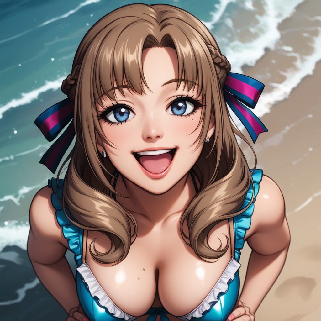 Pin Up Pose, Posing For A Photo, Shoulders Back Hentai AI Porn