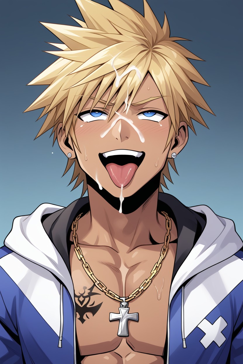 Smirk, Ahegao, Cocky AI Gay Porn