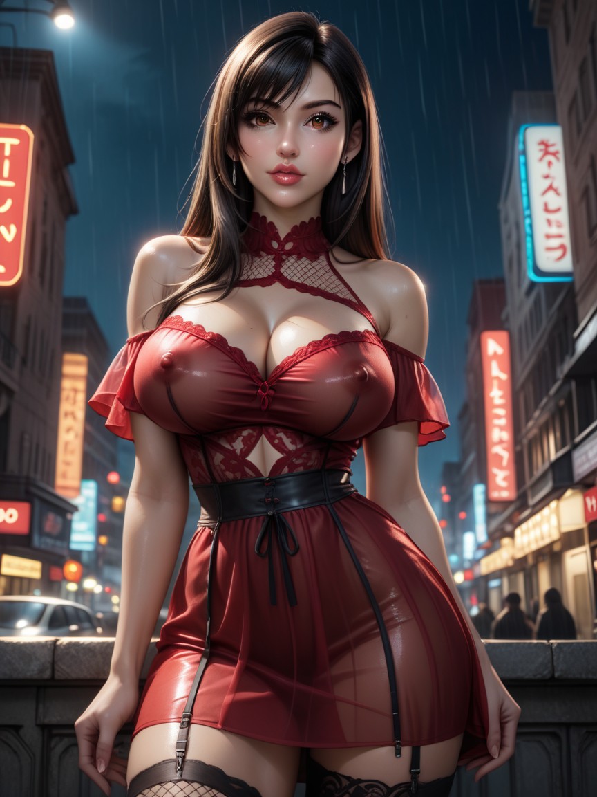 Hands On Hips, Rounded Ass, Off Shoulder Hentai AI Porn