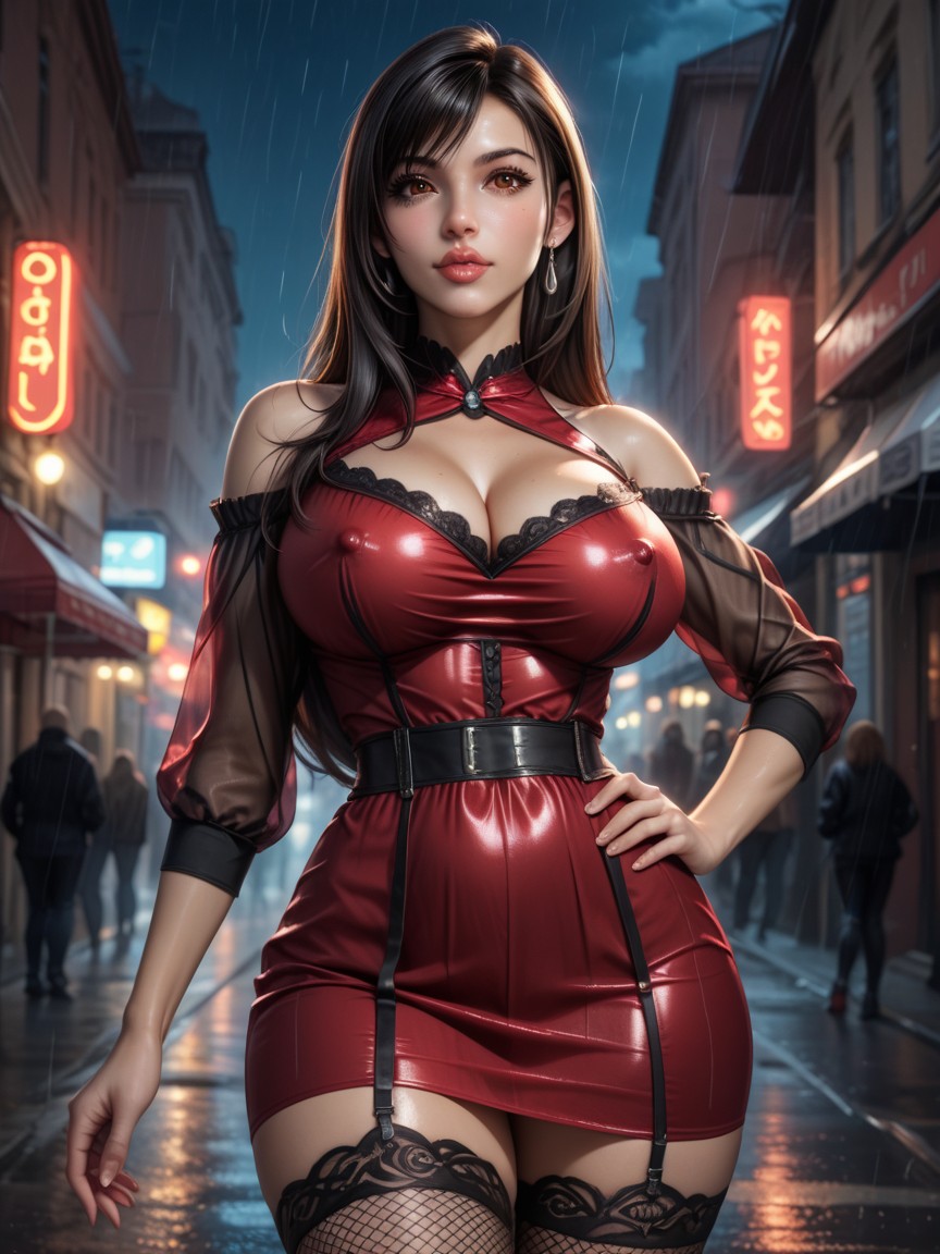Panty Shot, Shiny Skin, High Resolution Hentai AI Porn