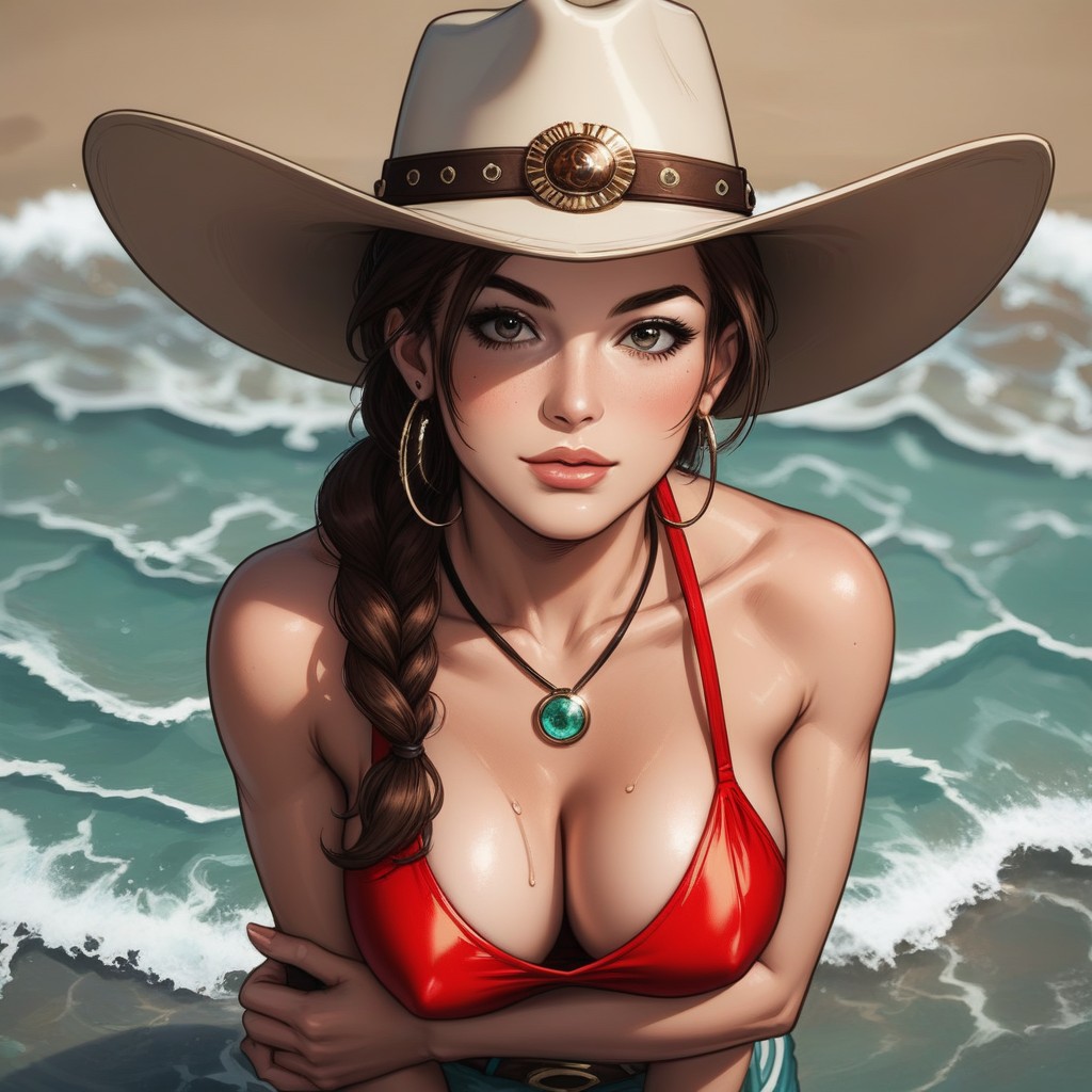 One Person, Shoulders Back, Sunny Hentai AI Porn