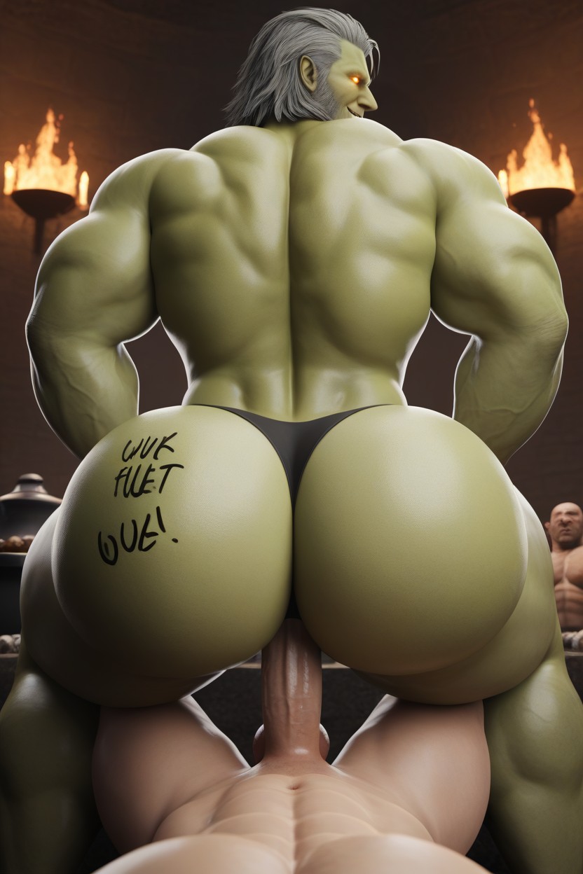 Bottom In Control, Hole Feeds On Souls Of Tops, Masculine Bottom AI Gay Porn