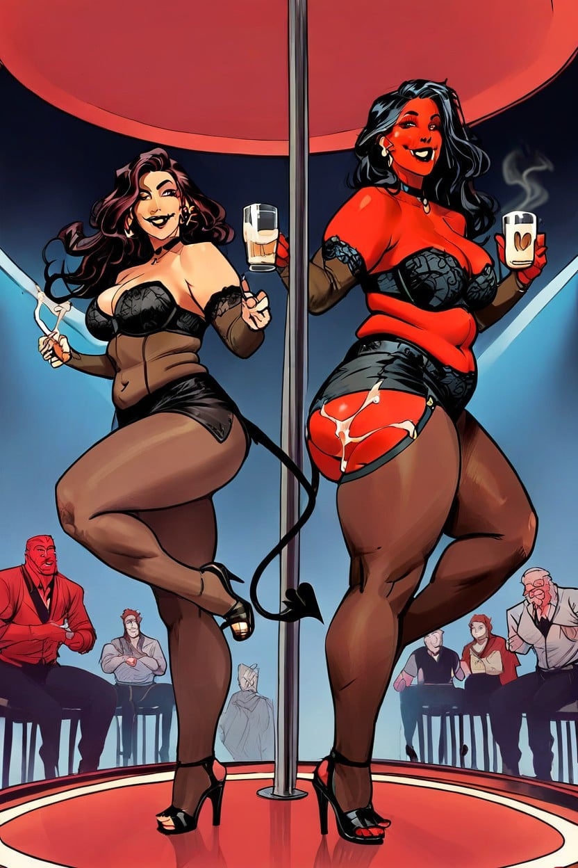 Extreme Realism, 2 People, Maximum Detail BBW AI Porn