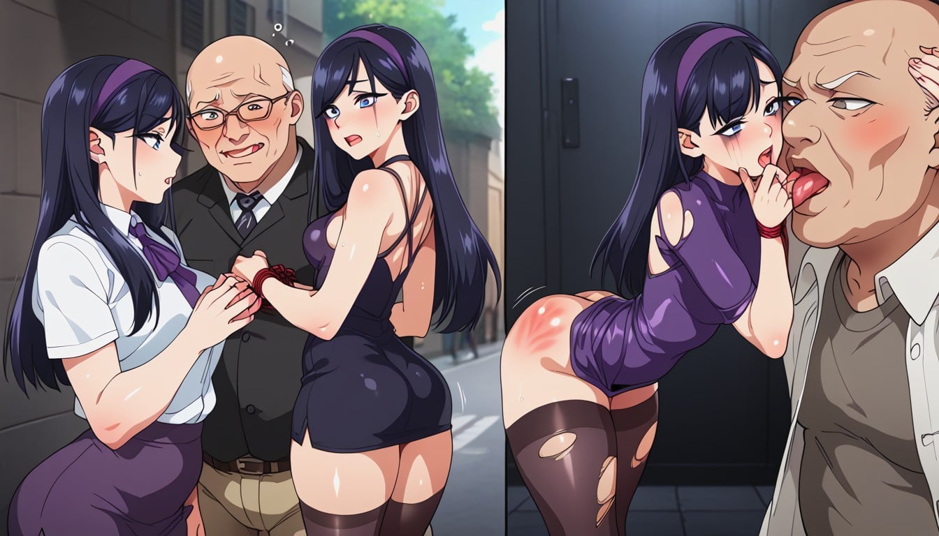 Sweaty, 2 People, Torn Clothes Hentai AI Porn