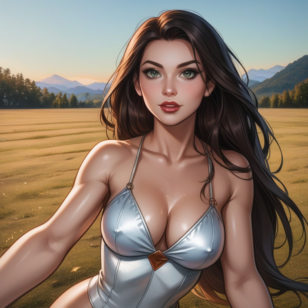 Skinny, Sexy, Pin Up Pose Hentai AI Porn