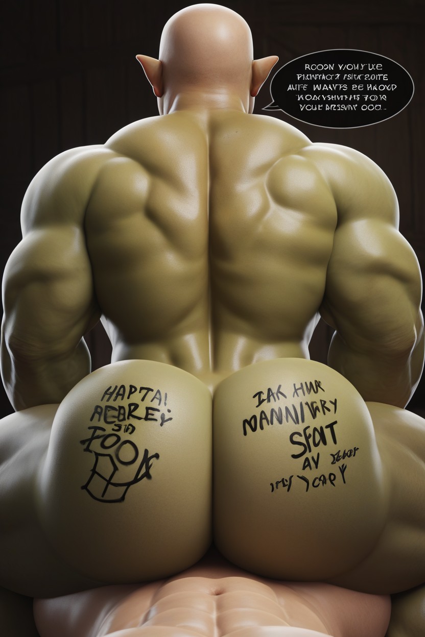 Body Writing, Mischievous Bottom, Hole Is Powerful AI Gay Porn