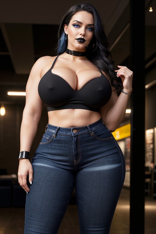 Extremely Steroid Muscular, Extremely Steroid Muscular Thighs, Eight Feet Tall AI Porn