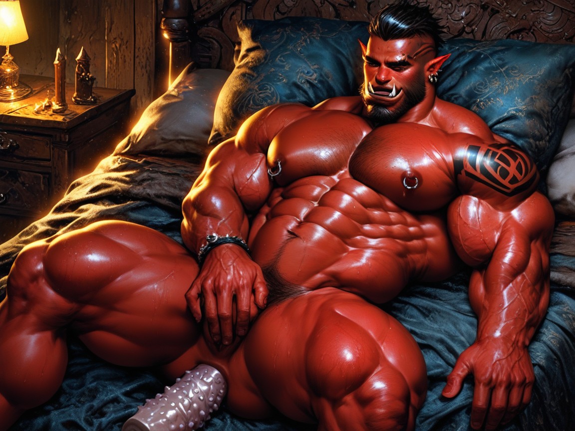 ベリーショートヘア, Big Muscle, Big Muscle ゲイAIポルノ