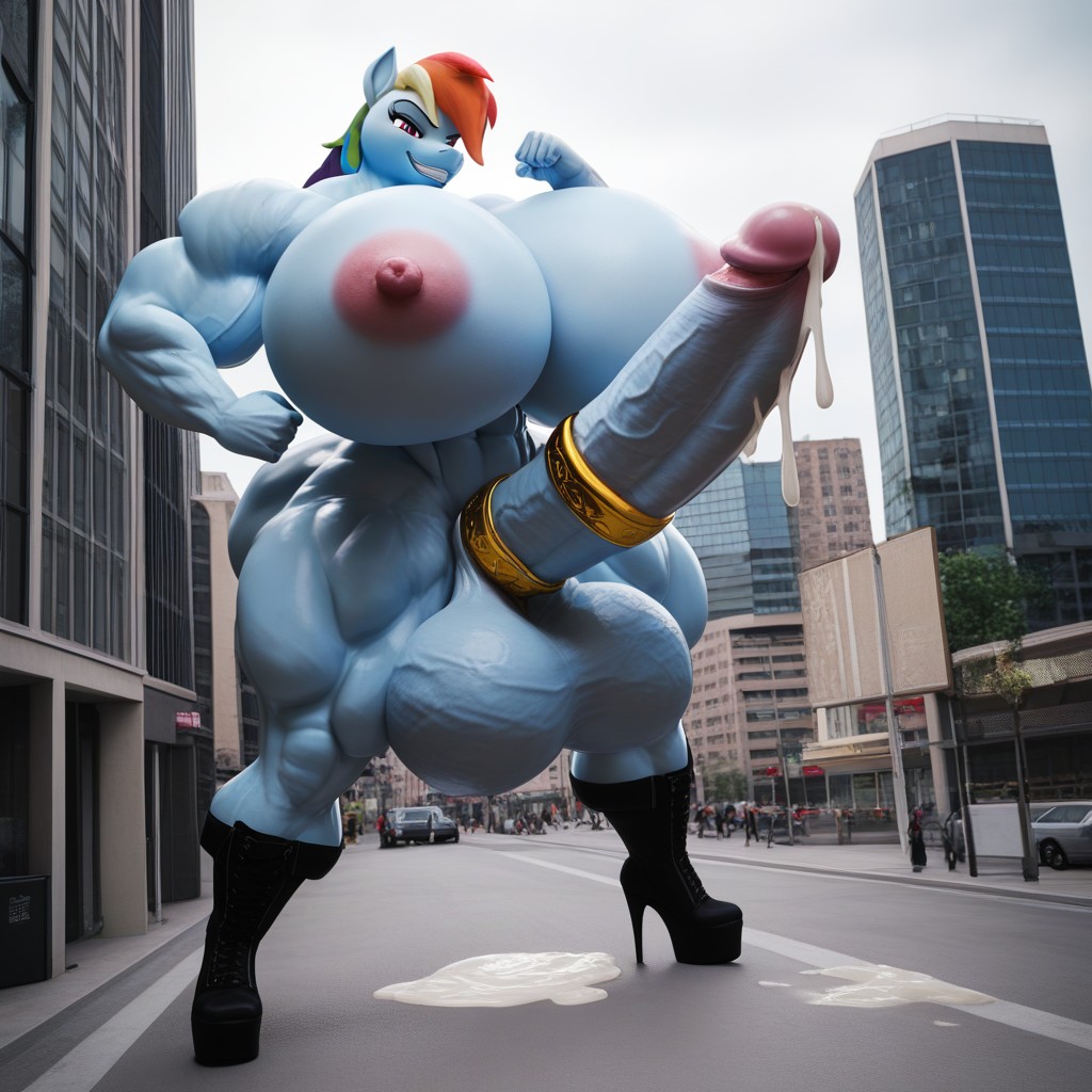 Culo Más Grande Que Torso, Giantess, Massive Testicles Furry IA