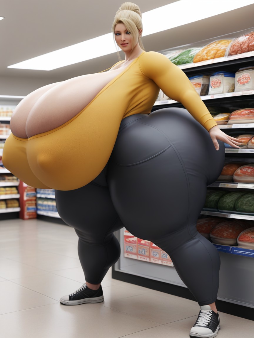 Extreme Hyper Colossal Ass, Extreme Hyper Colossal Body Jiggling, Giantess AI Porn