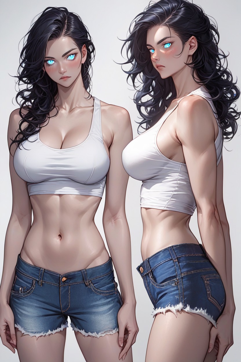 One Back View, Arched Back, Model Hentai AI Porn