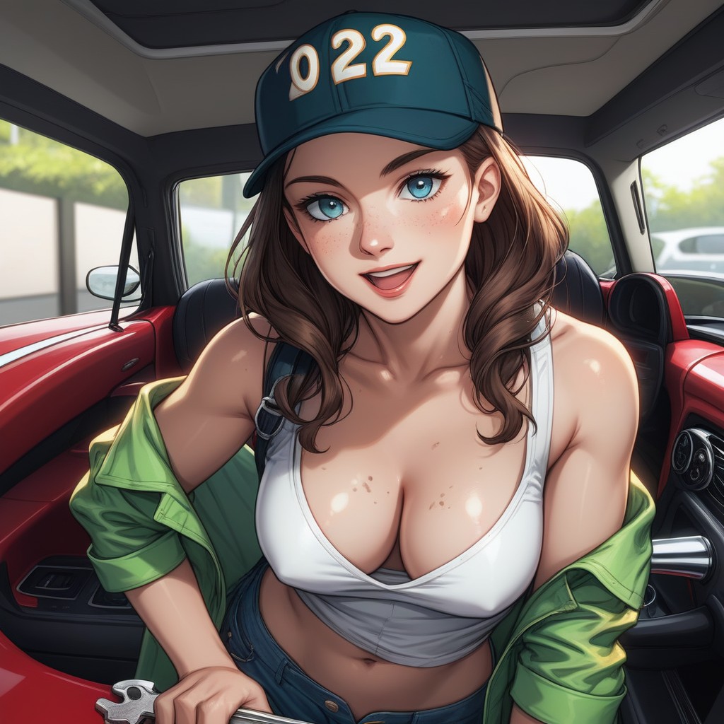 Top Down, Shiny Skin, Indoors Hentai AI Porn
