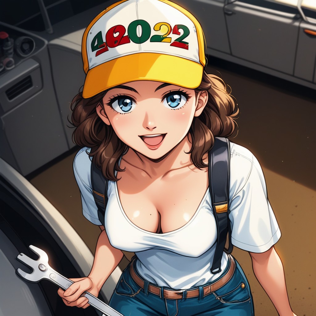 Shiny Skin, Wednesday Adams Is A Car Mechanic, Glamour Model Hentai IA