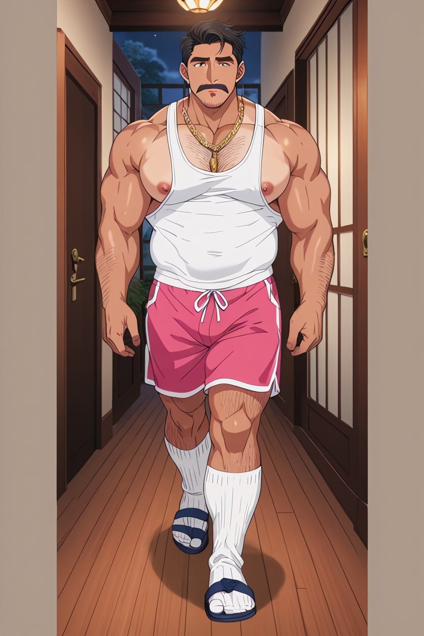Bulge, Huge Massive Pecs, Night Porno gay IA