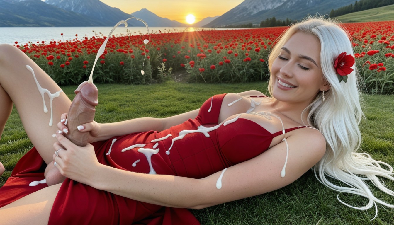 Scandinavian, Naked Head Of Cock, Futanari Shemale AI Porn