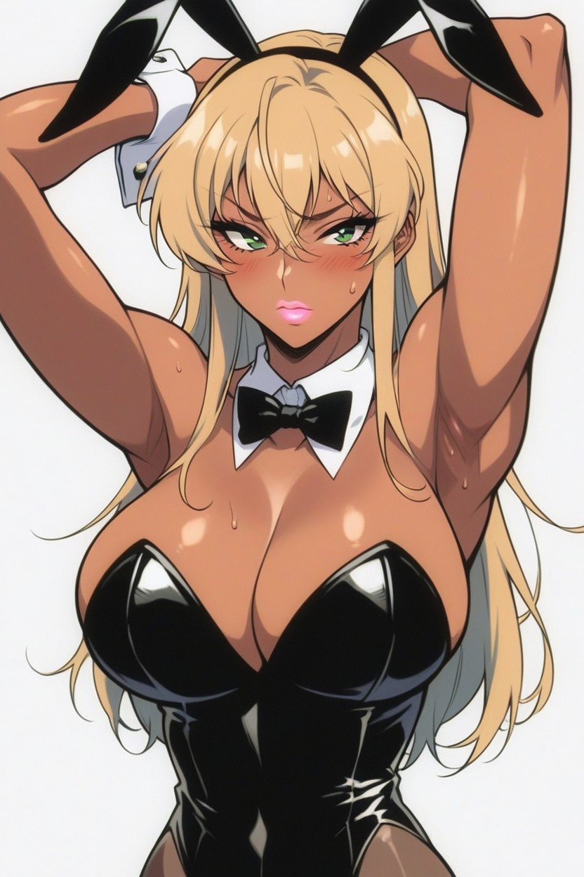 Solo Female, Cleavage, Arms In Frame Hentai IA