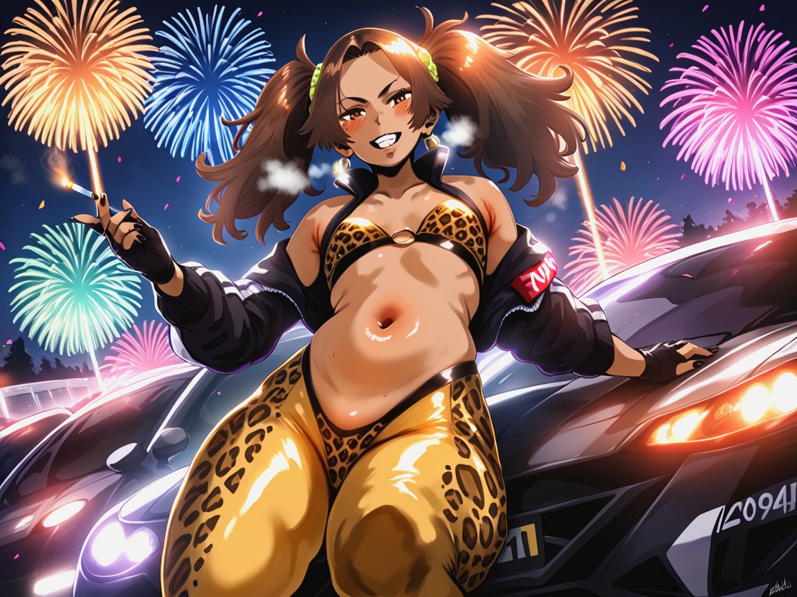 High Breasts, Exterior, Snatched Waist Hentai IA
