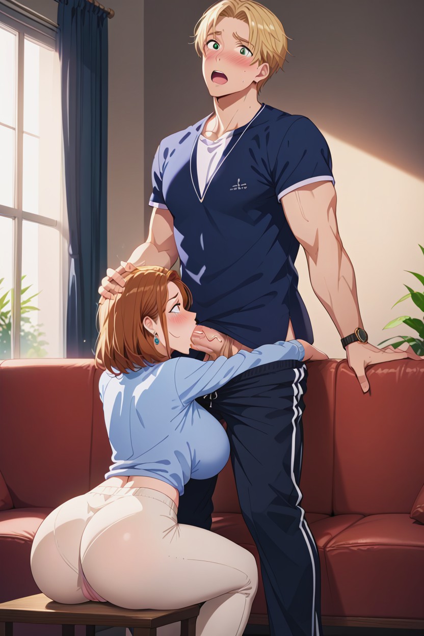 Deepthroat, Bubble Butt, Hourglass Figure AI Porn