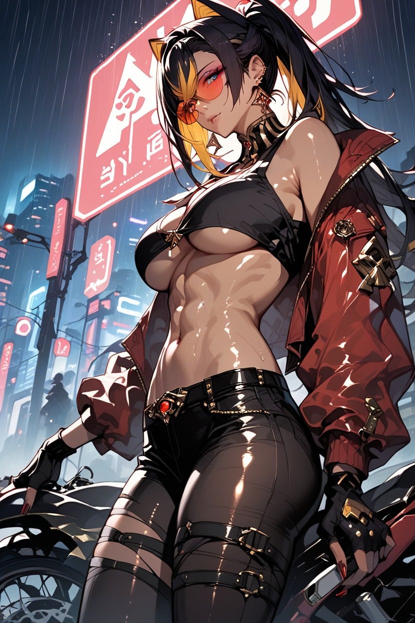 Shiny Skin, Rounded Ass, Night Hentai AI Porn