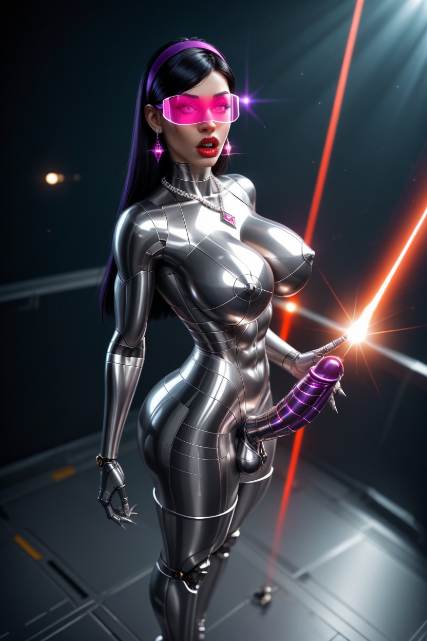 Diamond Earrings, Futanari, Clear Visor AI Porn