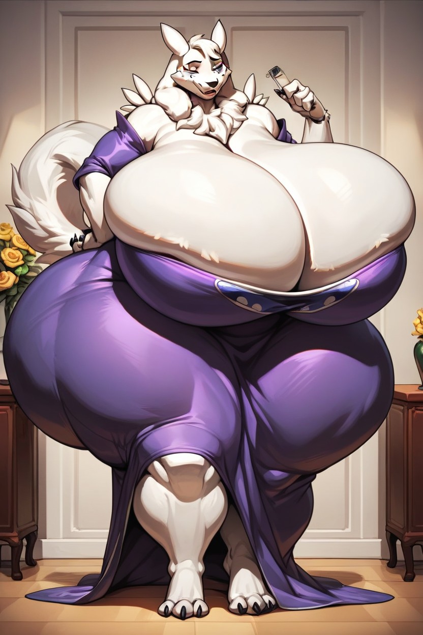 Toriel Dress, Renamon, Hyper Butt Furry IA