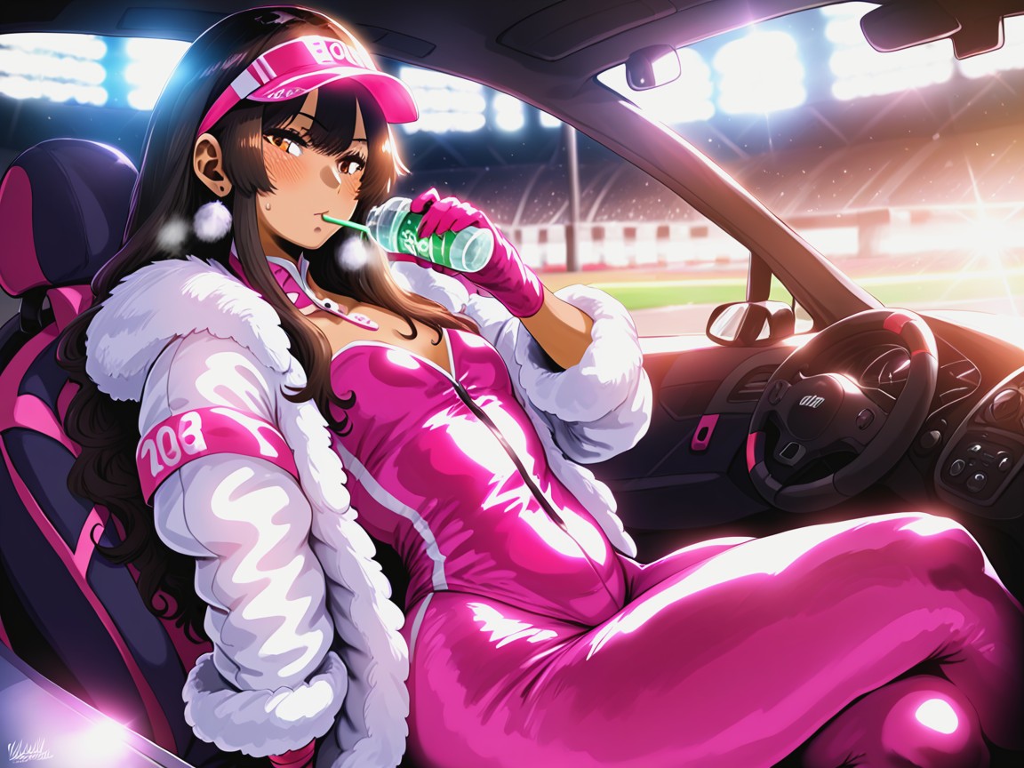 1 Persona, Latína, Visor Glow Overlay Hentai IA