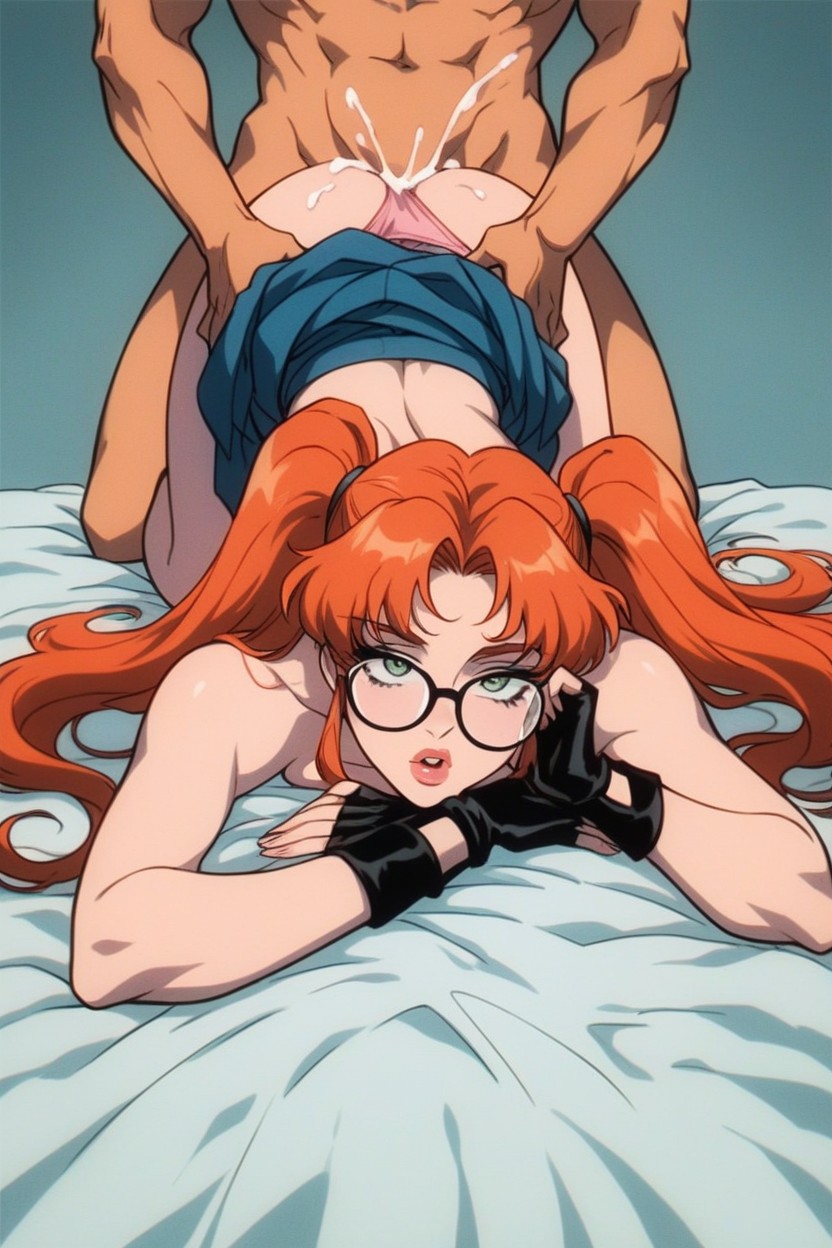 Naked, Top Down, Cumshot Hentai IA