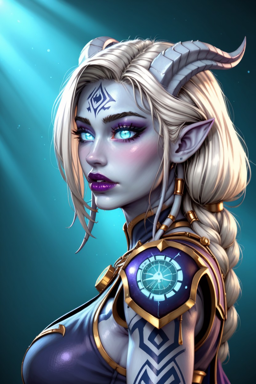 18+, Entire Body, Silver Hair Color AI Porn