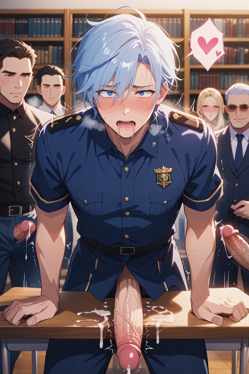 Drooling Cum, Уставшее Лицо, Drooling ИИ гей порно