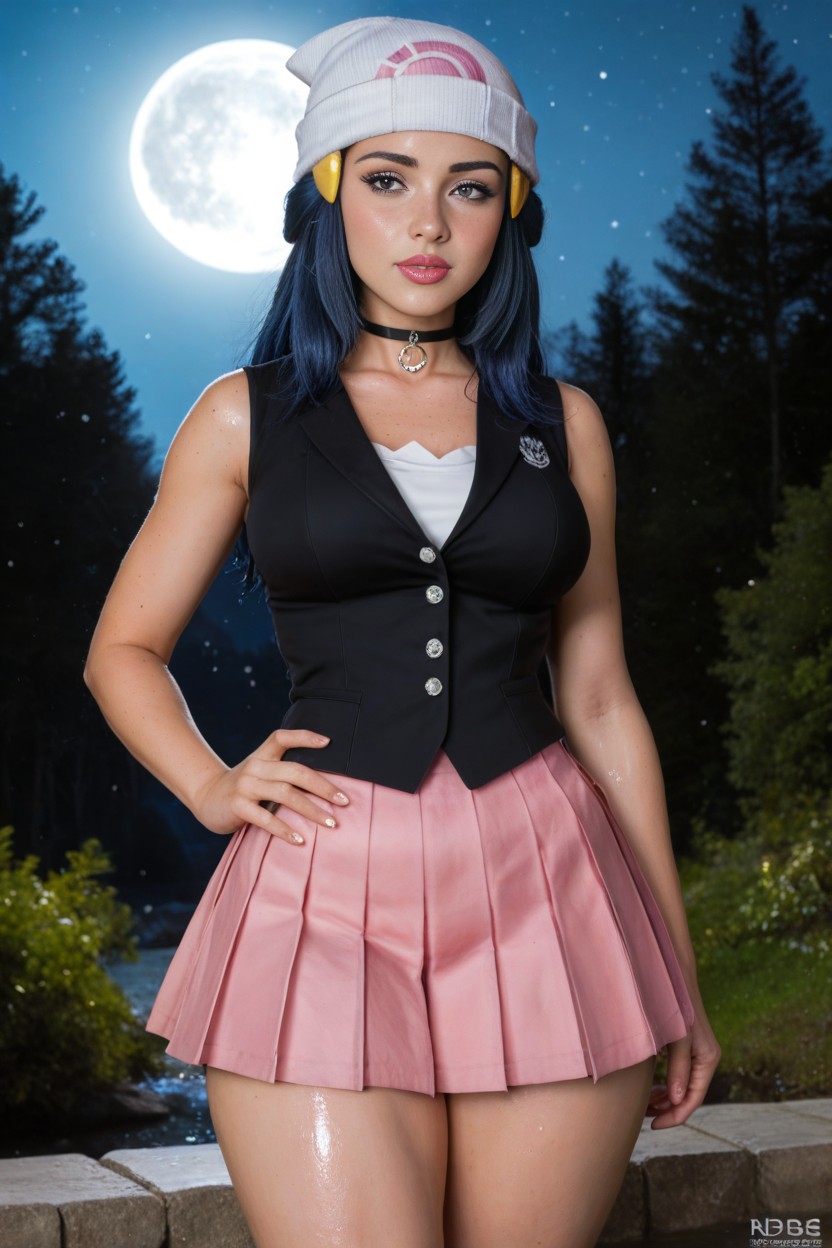 Moon, 18+, Perfect Skin AI Porn