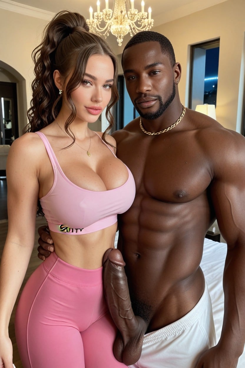 Pawg, Interracial, Dark Fake Lashes AI Porn