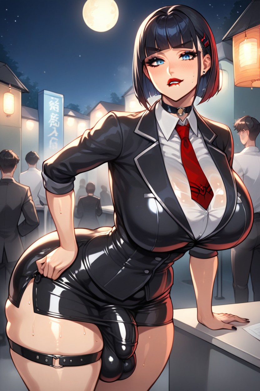 Thick, Night, Wasp Waist Hentai AI Porn
