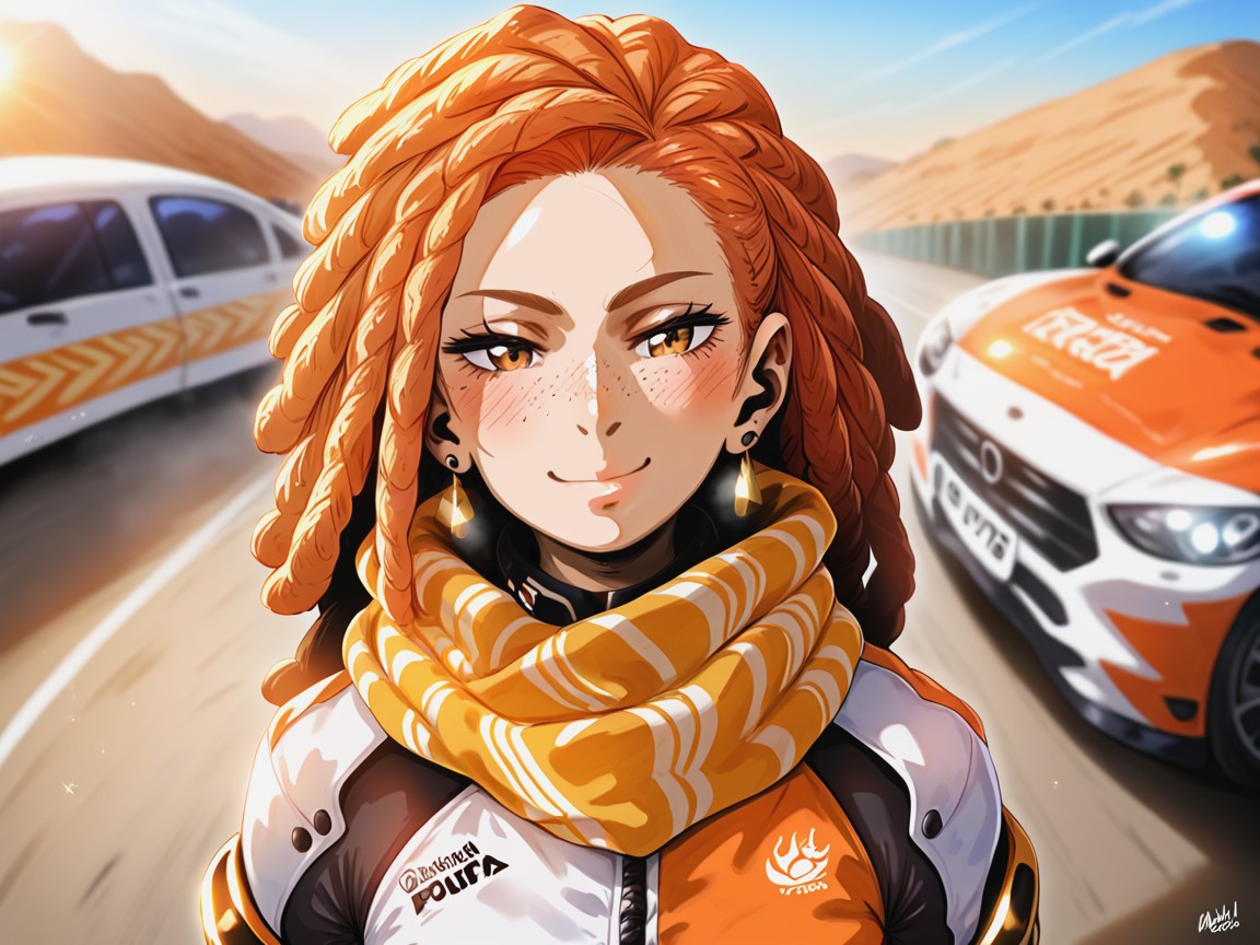 Desert Road, Afterimage, Close Up Hentai AI Porn