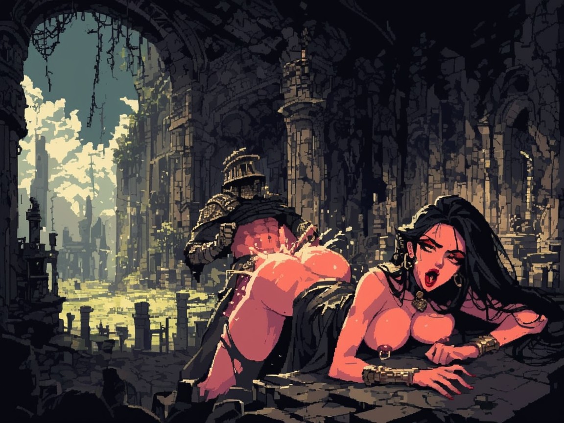 Wide Open Mouth, Intense Thrusting, Large Ass AI Porn