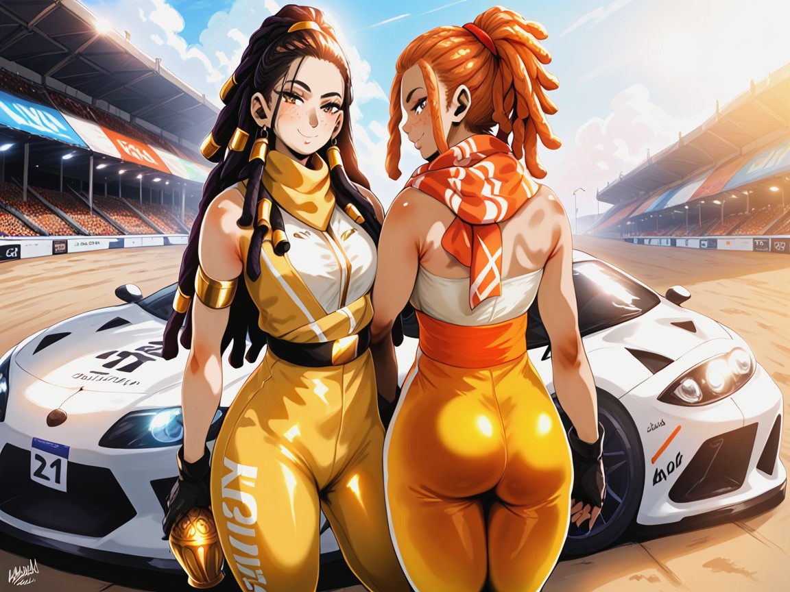 Rounded Breast Width, 18+, Desert Road Hentai AI Porn