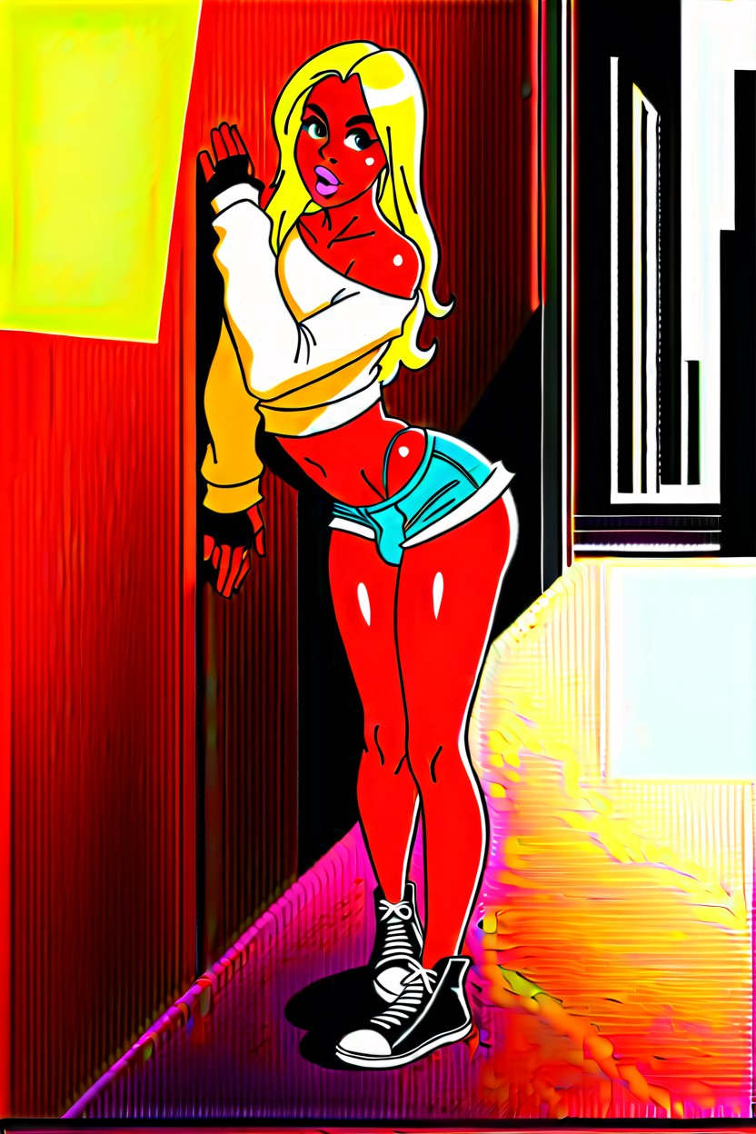 Alley, 晚上, Cum Covered AI同性戀黃片
