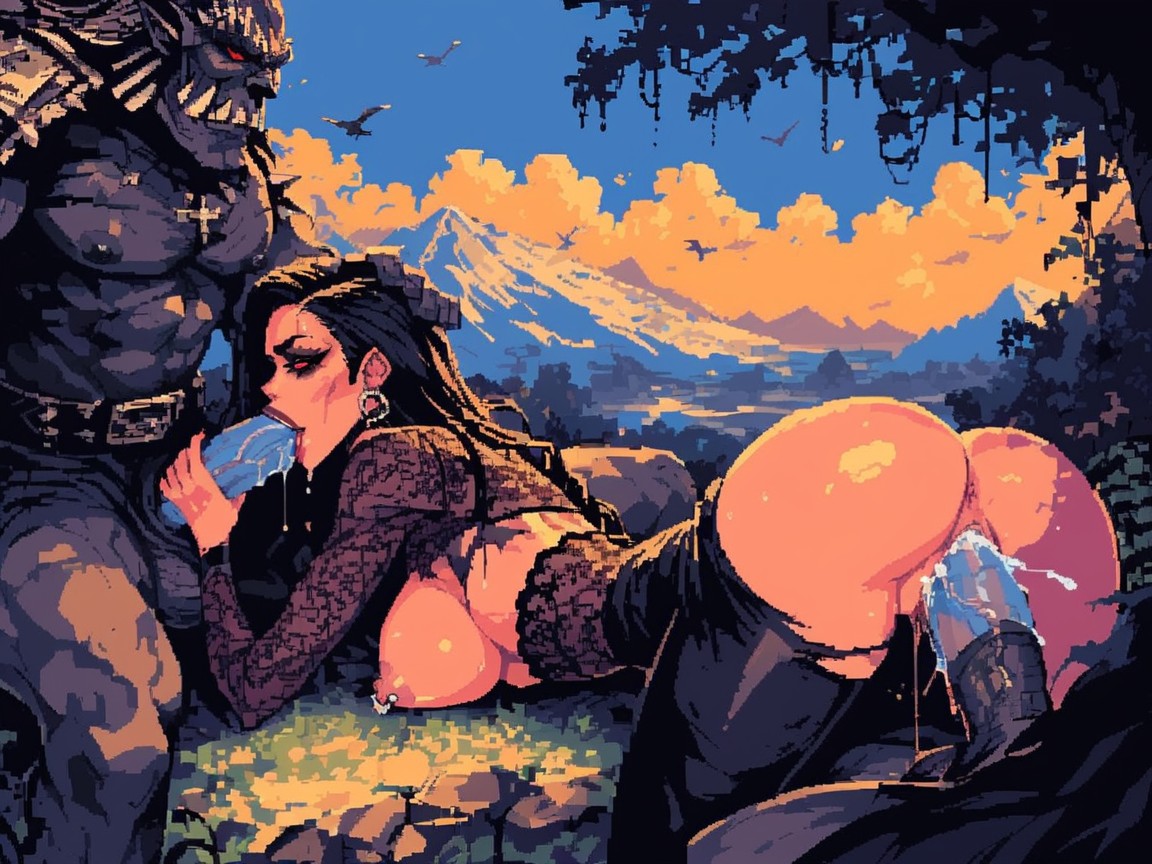 Very Pretty Face, Pronebone, Black Eyeliner AI Porn