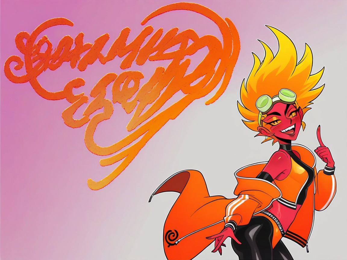 Tight Round Ass, High Color Contrast, Wind Goggles On Her Forehead AI Porn