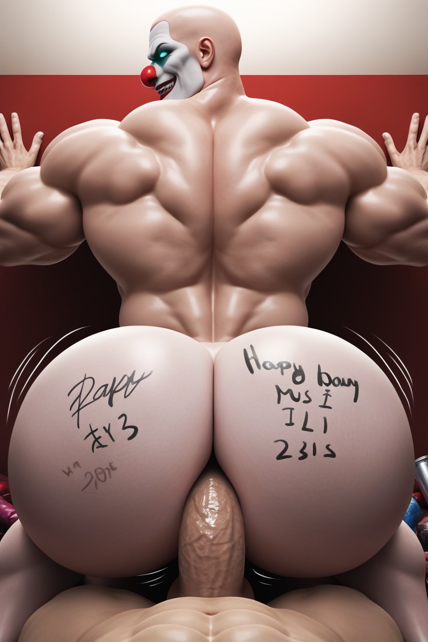 Bottom Slamming Ass Back On Dick, Viscous Vacuum Always Kills Top, Smug Expression AI Gay Porn