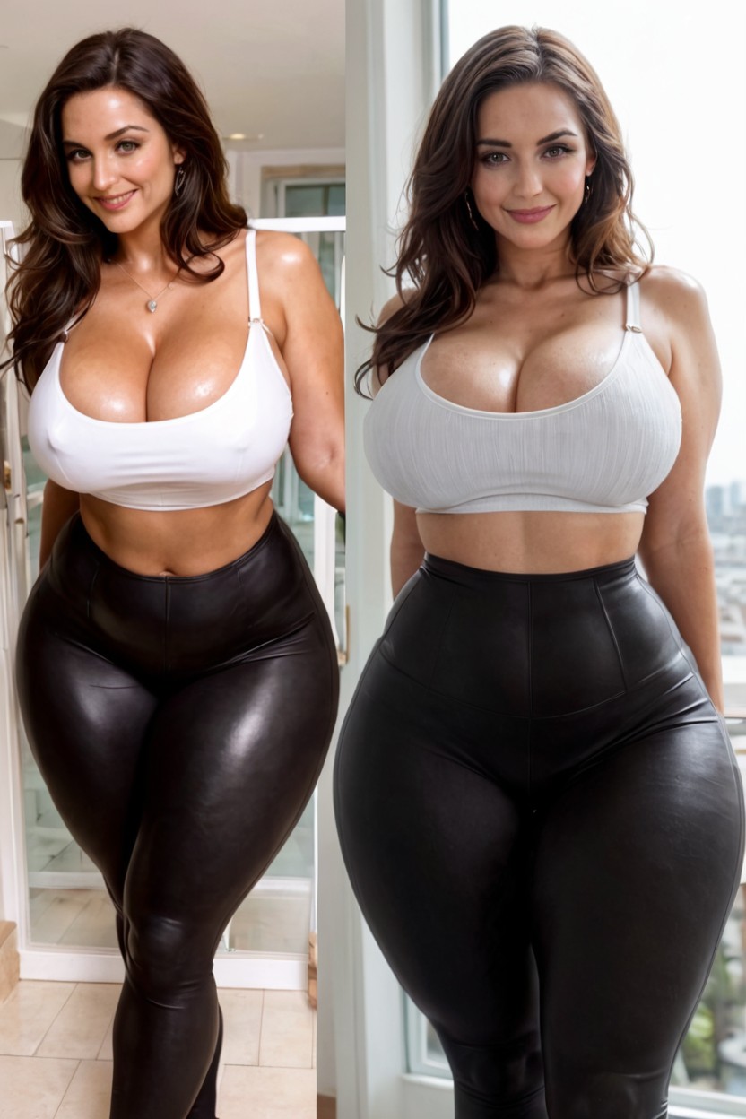 Juicy Thighs, Brunette, Greek Woman MILF AI Porn