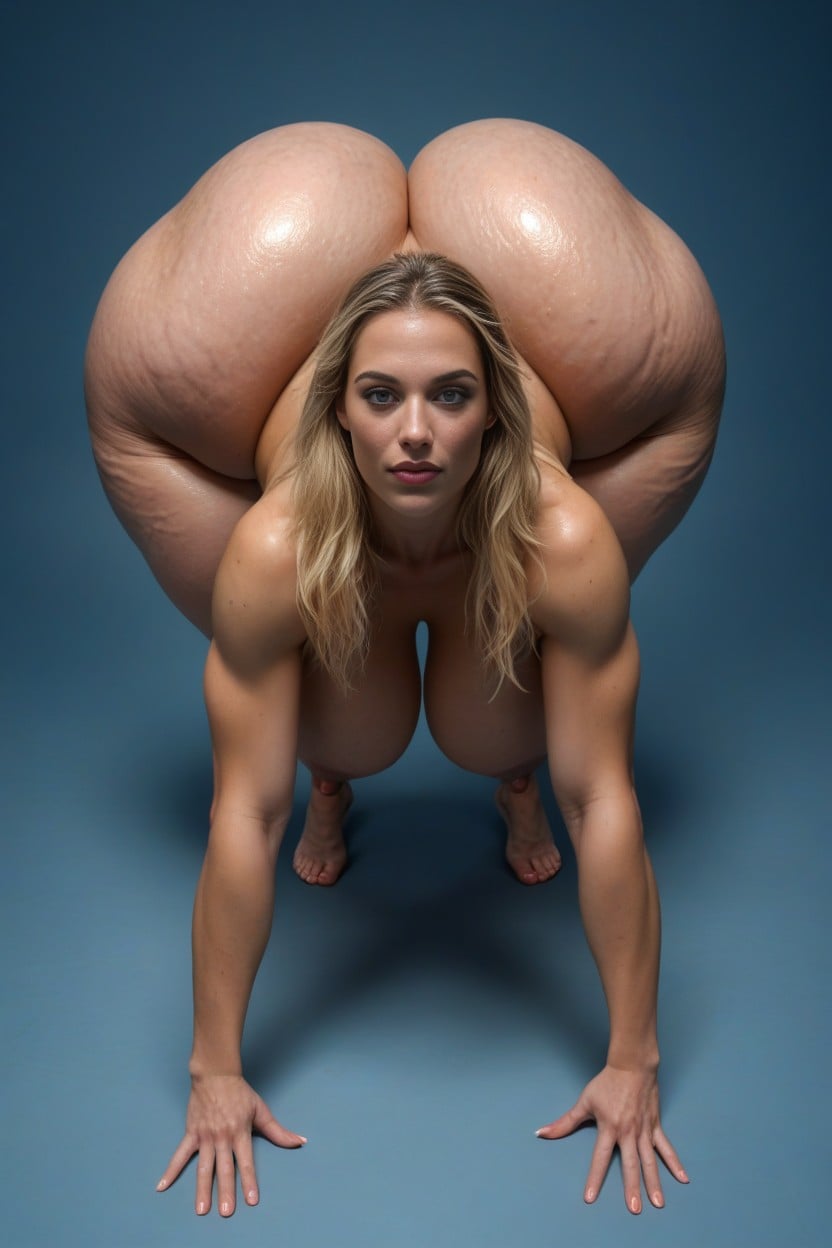 View Ultra Very High Up, Long Messy Hair, Bubble Butt AI Porn