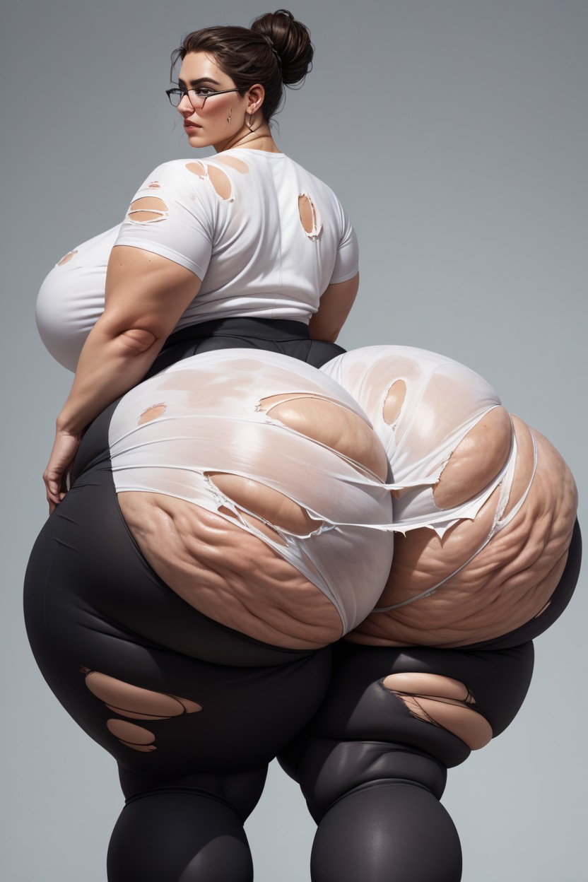 Anal Fuck From Behind, Oversized Ass, Arched Back AI Porn