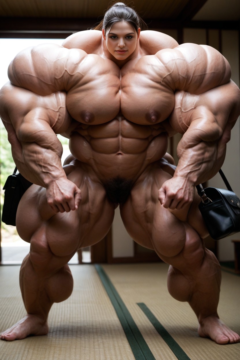 Asian, Gigantic Muscles, Gigantic Muscles AI Porn