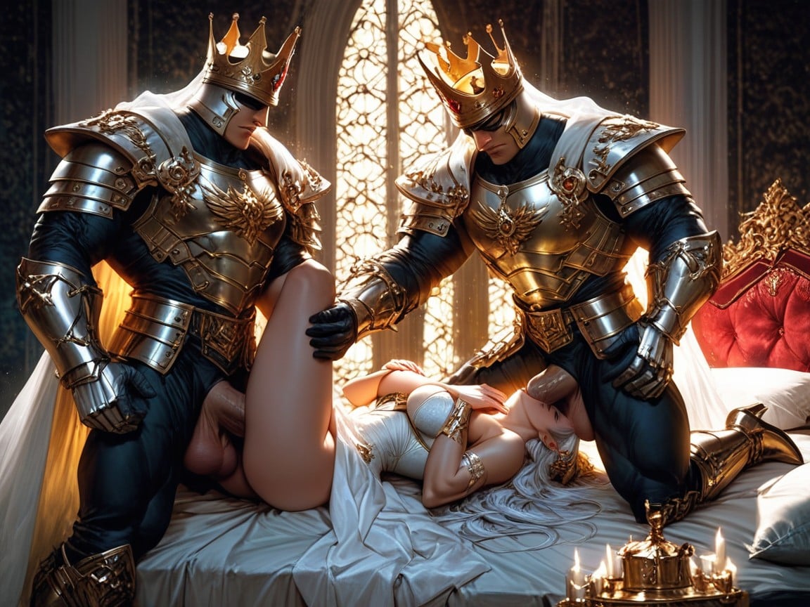 Kingdom, Royal Bed, Blowjob AI Porn