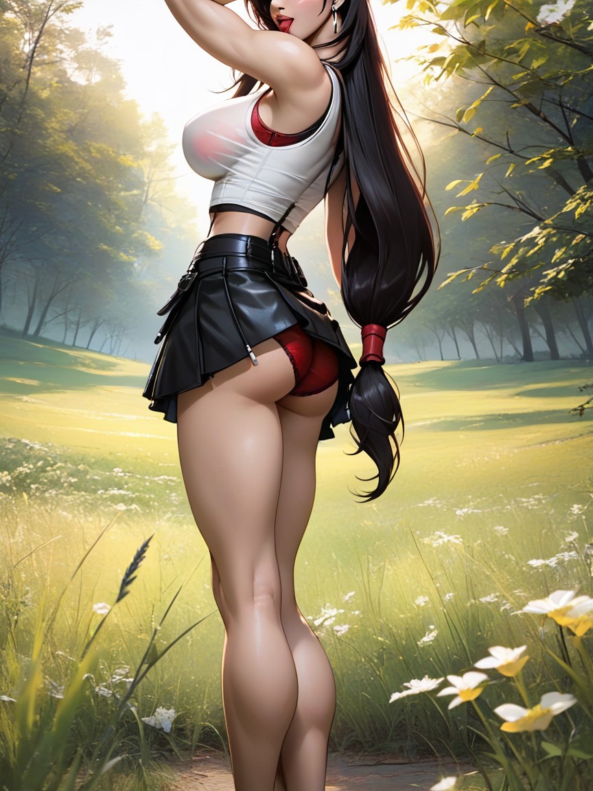 Detailed Face, Curvy, Perky Tits Hentai AI Porn