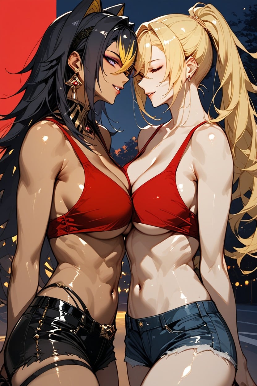 Dehya From Genshin Impactponytail, 18+, Oiled Skin Hentai AI Porn