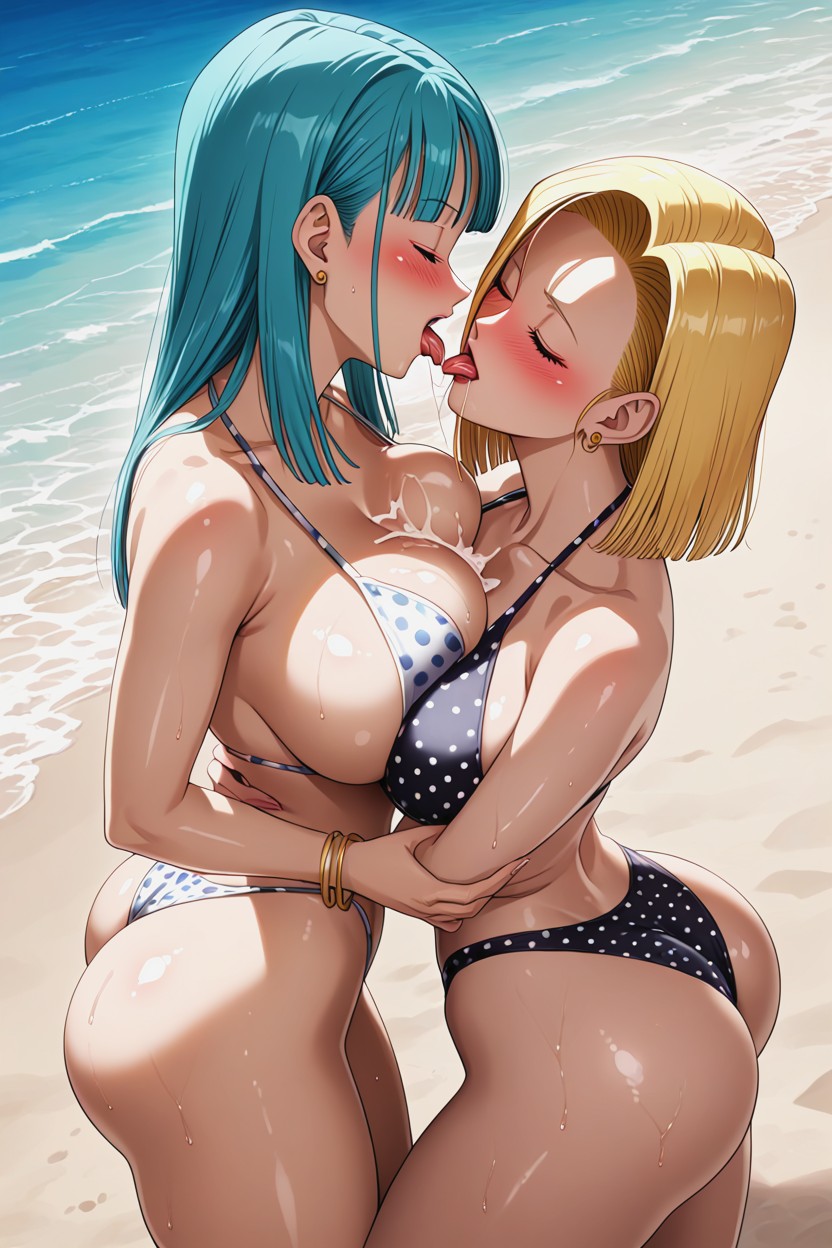 Hourglass Figure, Embarrassed, Large Ass AI Porn