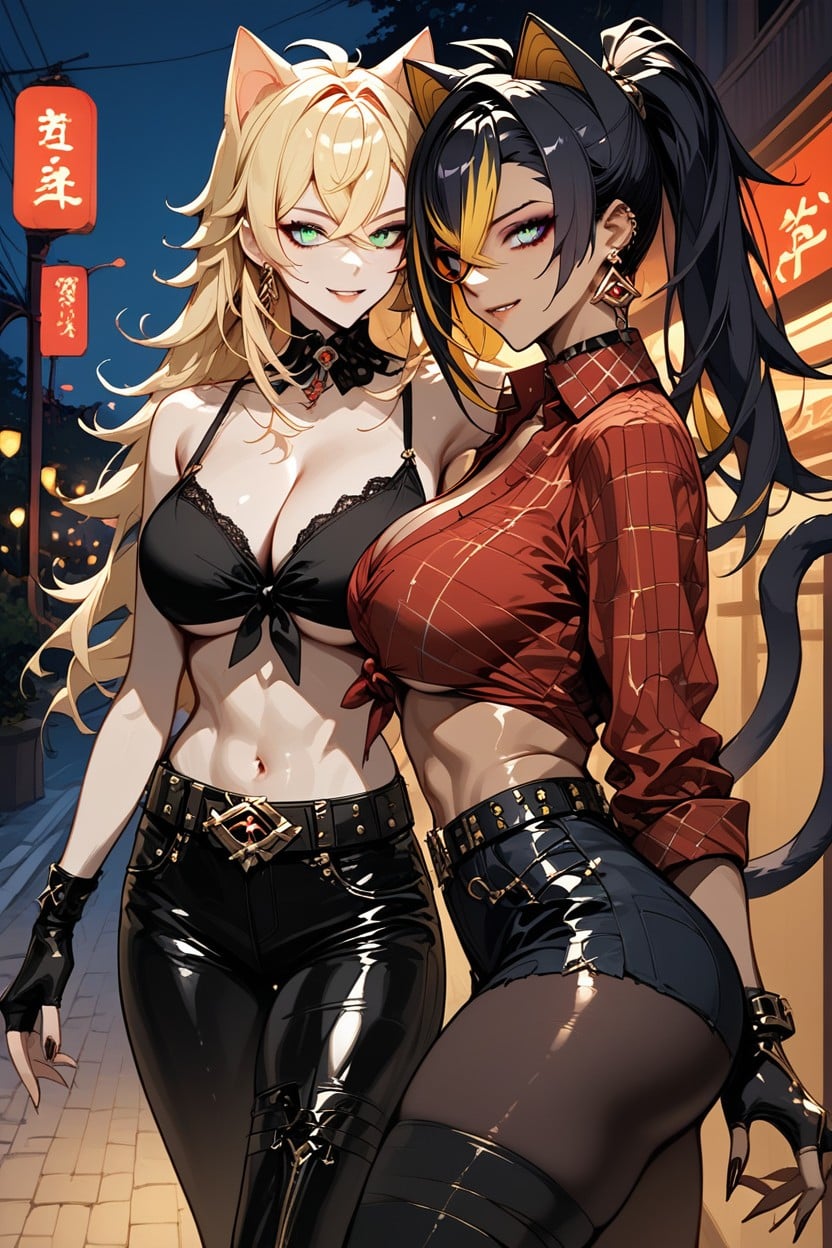 Happy, Bar Next To Highway, Daisy Dukes Hentai AI Porn