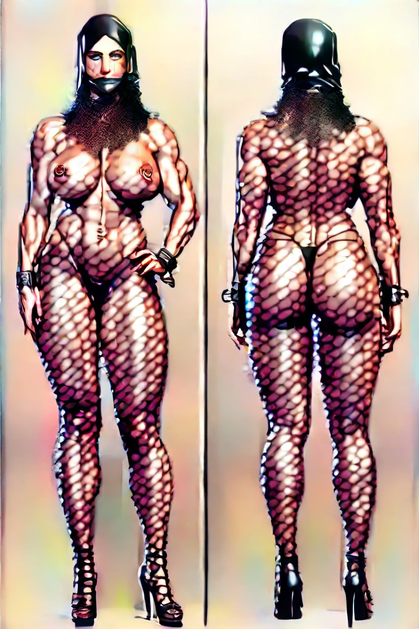 Medium Breast, Arms Behind Back, Milf Over Fifty MILF AI Porn
