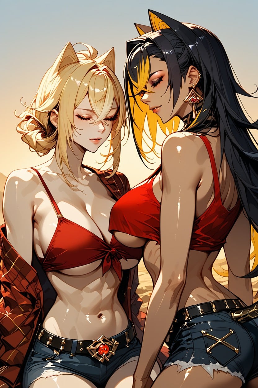 18+, Underboob, Dehya From Genshin Impact Hentai AI Porn